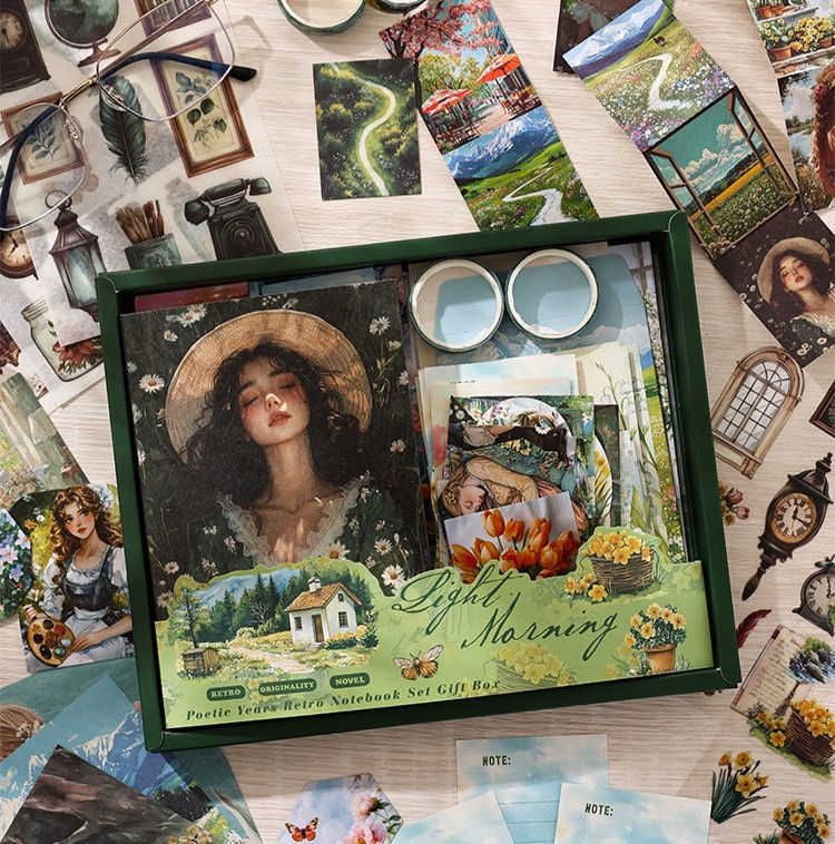 Набор для скрапбукинга Весна (зеленый)